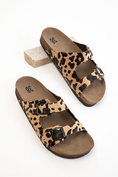 SOHO Papuci de damă Leopard 17266