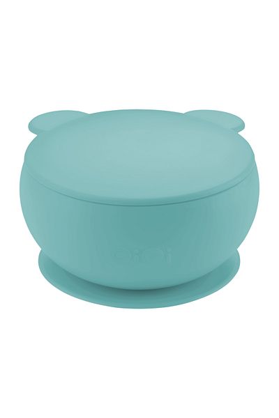 OiOi Bowl with Lid - Aqua Green