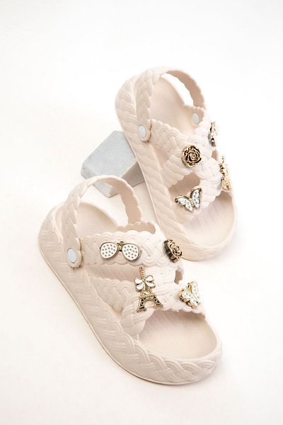 SOHO Beige Women's Sandals 20773