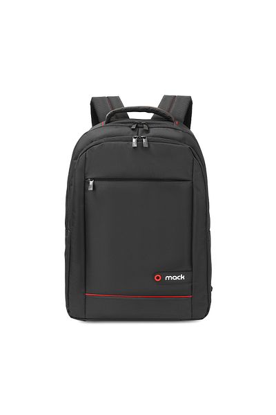 Mack MCC-007 حقيبة ظهر للمكتب مقاس 17.3 بوصة مزودة بمنفذ USB باللون الأسود