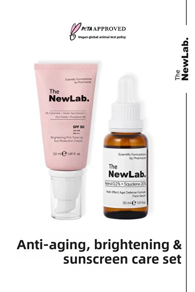 the newlab. Anti-Aging, Brightening and Sunscreen Care Set