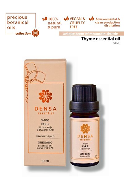 Densa Essential زيت الزعتر العطري النقي والطبيعي 100%، 10 مل، للبخور والناشر ...