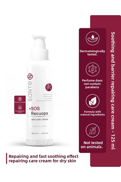 SantePlus كريم سوس ريكووبس المهدئ لإصلاح حاجز البشرة للبشرة المصابة بالصدفية ...