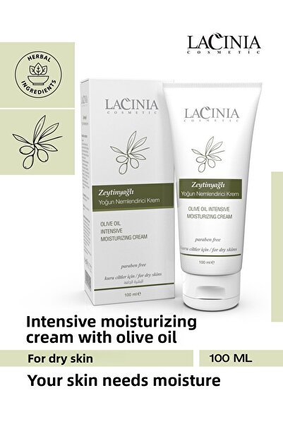 Lacinia مرطب مكثف بزيت الزيتون 100 مل