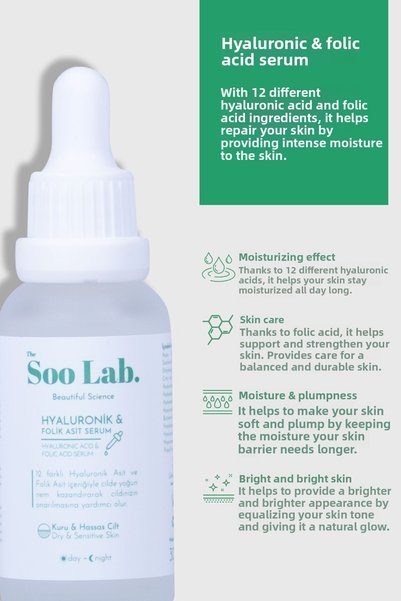 The Soo Lab Hyaluronic Acid Serum for Dry and Sensitive Skin |   30ml