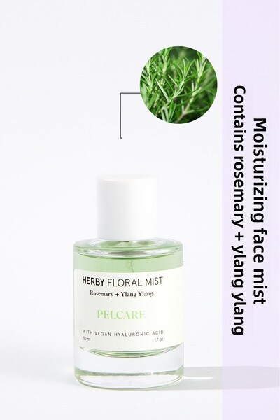 Pelcare Herby Floral Mist With Rosemary Ylang Ylang Hydrosol - Purifying Pure...