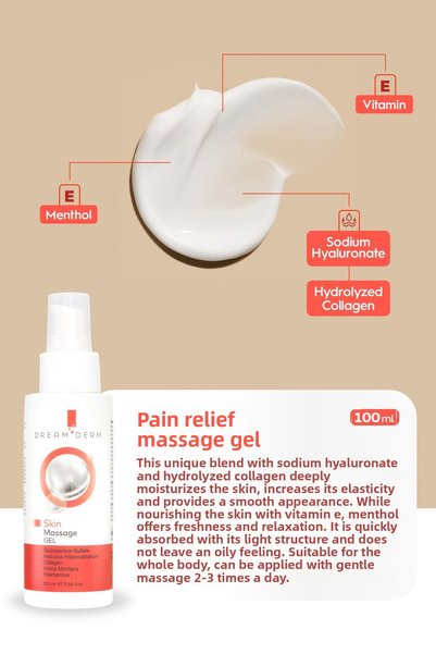Dream Derm Menthol Massage Gel – Neck, Back and Muscle Relaxant 100 ml