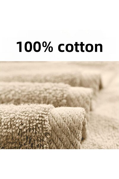 KAYABEY HOME Velká osuška karamelové barvy 90x150 100% bavlna Světle hnědá osuška do sprchy Plážová osuška