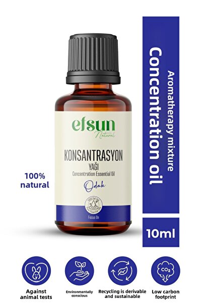 Efsun Natural Pure Concentration Aromatherapy Blend Oil 100% Natural 10 ml