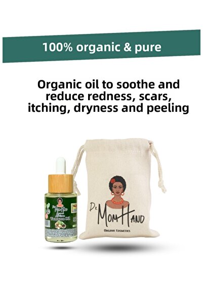 Dr. Mom Hand زيت تامانو العضوي النقي بنسبة 100% لحب الشباب - 30 مل معصور على البارد