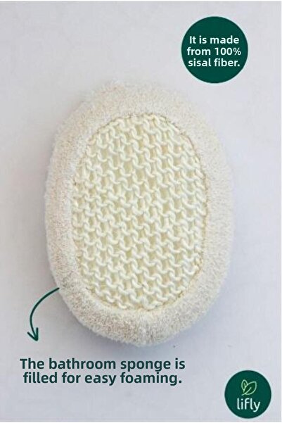 Fe Loofah البيضاوي السمين الألياف