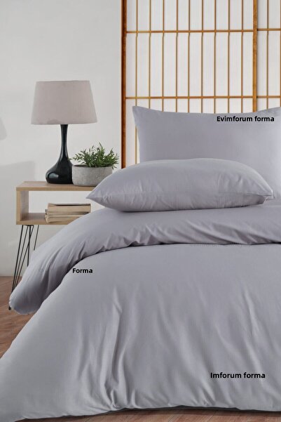 Formeya Σετ Παπλωματοθήκη διπλό 100% βαμβακερό ελαστικό σεντόνι 4 Χρωμάτων