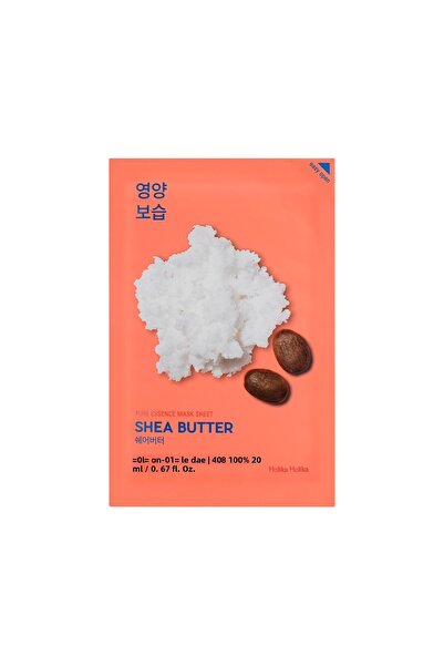 Holika Holika Pure Mask Sheet Sheabutter - قناع الوجه بزبدة الشيا (قطعة واحدة)