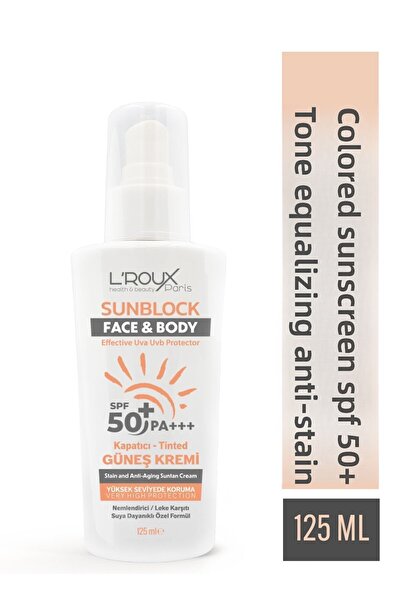 L'roux health & beauty واقي من الشمس بلون العيوب - حماية مثالية، لون فوري يسا...