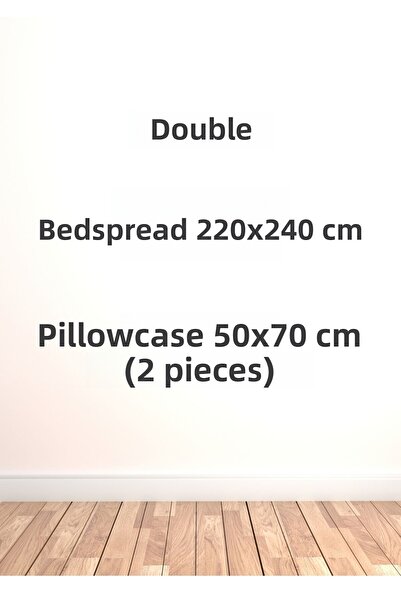 Mila Double Padded Plush Blanket Bedspread Set