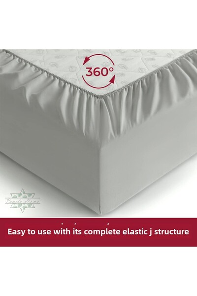 by ballı biocotton Luks 100% Cotton Biocotton - Elastic Single/double/king Size/baby Bedsheet Combed Cotton