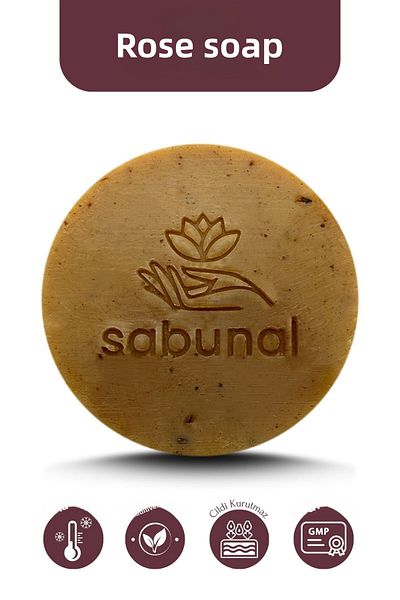 sabunal صابون الورد 3 قطع - العناية بالبشرة بالروائح العلاجية