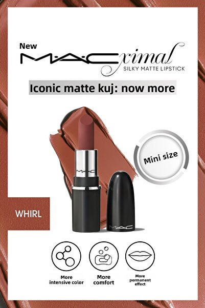 M.A.C أحمر شفاه ماكسيمال ميني ماك سيلكي مات - ويرل 1.7 جم
