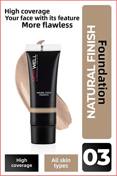 New Well Natural Finish Foundation No 03