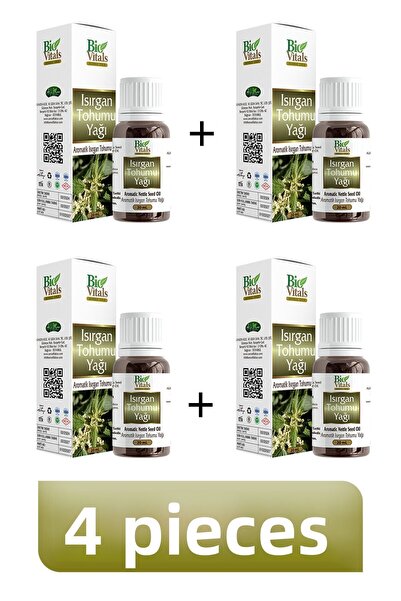 Bio Vitals زيت نبات القراص 20 مل - 4 قطع