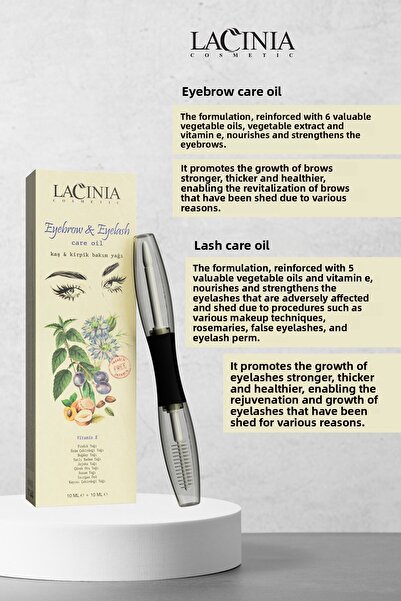 Lacinia Eyebrow & Eyelash Care Oil 20 Ml