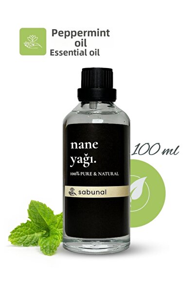 sabunal Peppermint Oil 100 ml - Skin Care and Refreshing Aromatherapy Oil