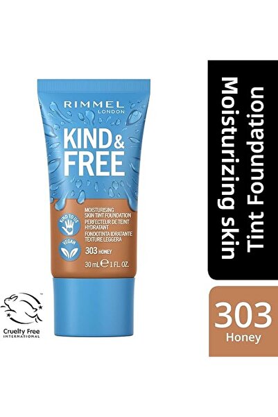 Rimmel Kind & Free Skin Tint Foundation - 303 - Honey, 30ml