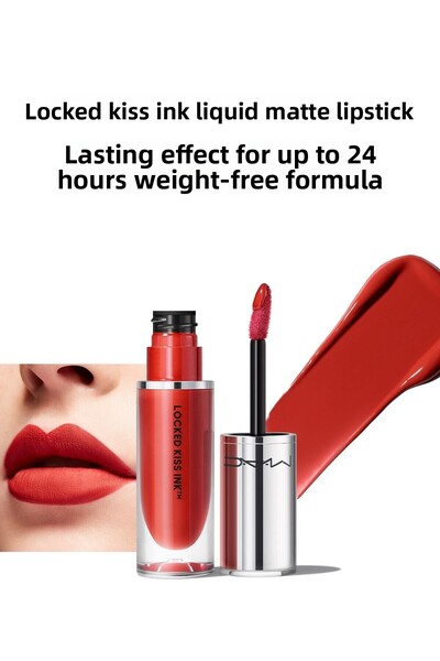 M.A.C أحمر شفاه سائل غير لامع بقفل 24 ساعة - Vicious - 4 مل -773602646050ماك_