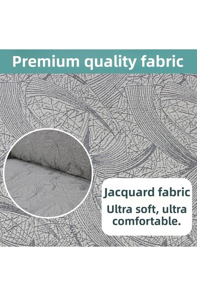 Faiend Jacquard Sehra Pattern Stone-grey 3 3 1 1 Elastic Sofa Cover| Elastic Sofa Cover| seat cover