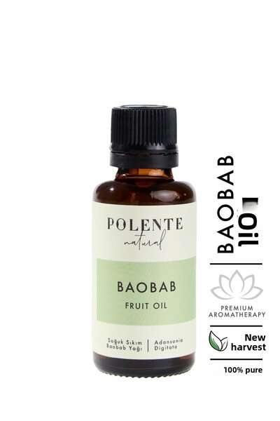 Polente Natural زيت الباوباب المعصور على البارد - 30 مل