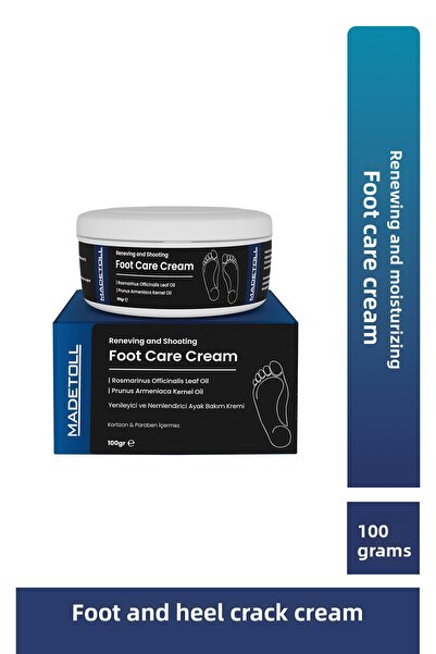 Madetoll Foot and Heel Crack Cream & Renewing and Moisturizing Foot Care Crea...