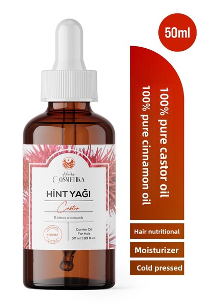 herbs cosmetika زيت الخروع 50 مل