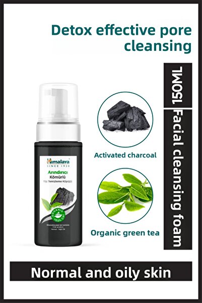 Himalaya Since 1930 Detox Effective Purifying Facial Cleansing Foam, Activate...