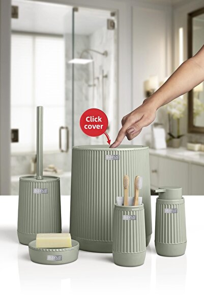 Okyanus Home طقم حمام نيدا جرين 5 قطع