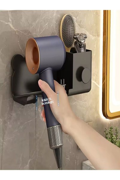 Righton Hair Dryer Hanger Comb Shaving Bathroom Organizer