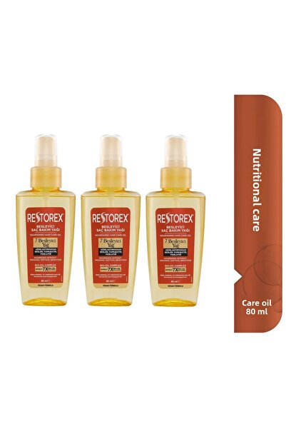 Restorex Nourishing Care Oil 80 ml - 7 Nourishing Oil 3 Pieces
