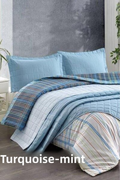 Kristal Turquoise and Mint 7 Piece Double Sided Bridal Set - Casual