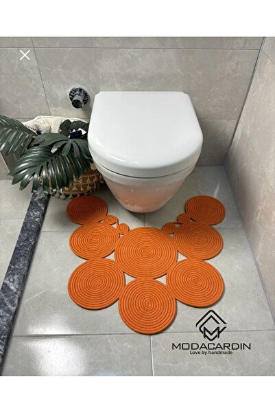 ModaCardin مرحاض الجوت الحديث من الخوص - تفاصيل الممسحة الأمامية