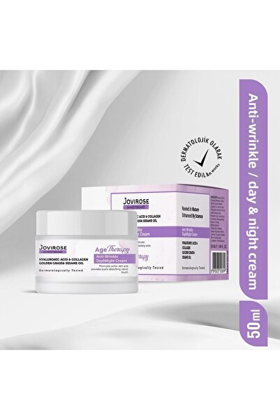 Jovirose علاج علامات تقدم السن 50 مل كريم نهاري وليلي مضاد للتجاعيد