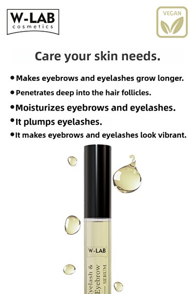 W-Lab Kozmetik Eyebrow Eyelash Serum 10 ml