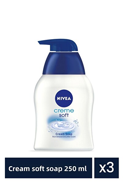 NIVEA Creme Soft Soap 3 Pieces x 250 ml