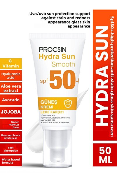 PROCSIN Hydra Sun Spf50+ - Intensive Moisturizing and Soothing Sunscreen, Ant...