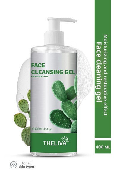 The Liva جل تنظيف الوجه بخلاصة الصبار وحب الشباب والرؤوس السوداء ومضاد للعناي...