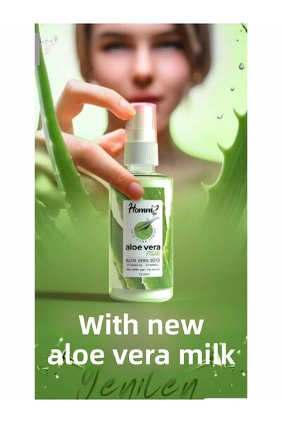 Homm Life Homm Aloe Vera Milk - Vitamin B5 and E, for All Skin Types, 70 ml