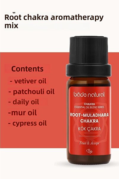 Bade Natural 10 Ml Root Chakra Aromatherapy Mix