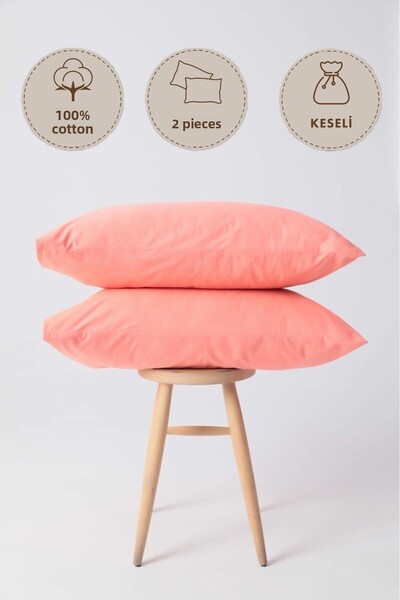 FAVORA 100% Cotton 2-Piece Pillowcase 50X70 - Nar Çi