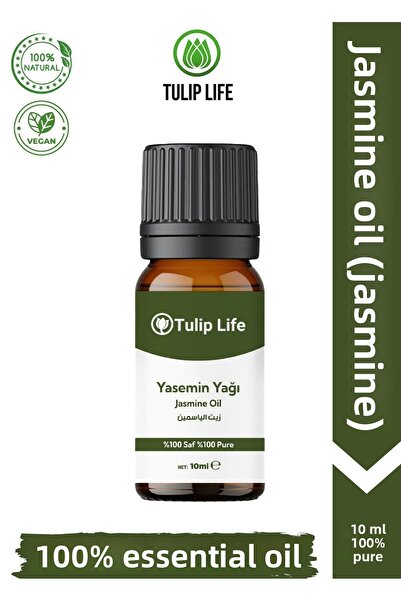 Tuliplife زيت الياسمين العطري - نقي 100%، غير مخفف، زيت الياسمين، 10 مل