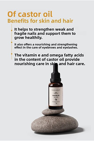 Bade Natural 30 Ml 100% Pure Castor Oil - Cold Pressed