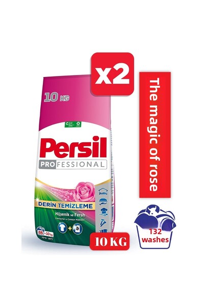 Persil Detergent de rufe pudră Magic of the Rose 132 de spălări 2 x 10 kg
