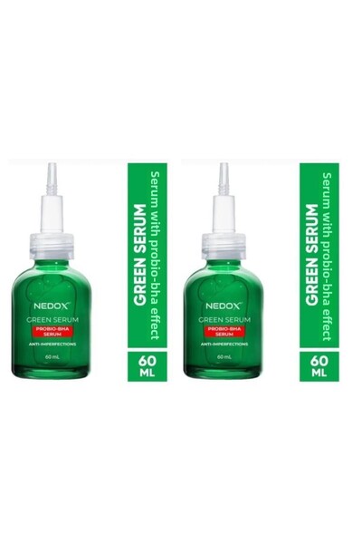 NEDOX قطعتان من سيروم بروبيو-باها الأخضر المضاد للعيوب 60 مل